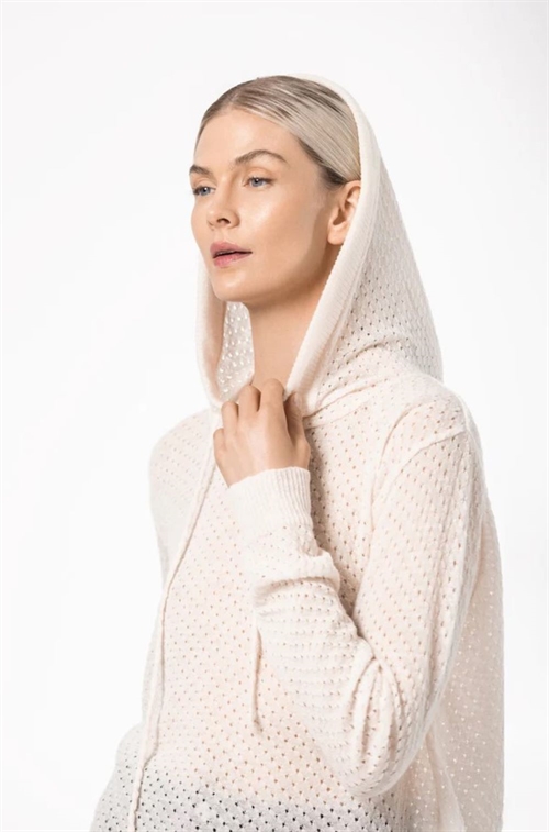 GUDRUN GUDRUN BERTA HOODIE OFF WHITE